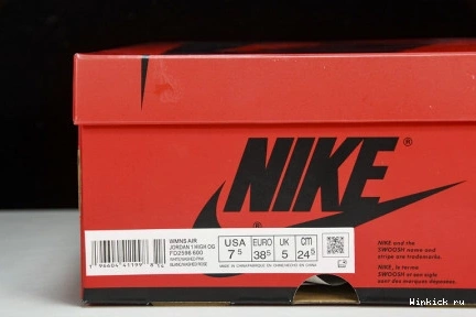 1 Jordan Pink” Air “Washed High FD2596-600 OG 0803